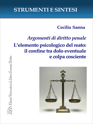 cover image of Argomenti di diritto penale. L'elemento psicologico del reato